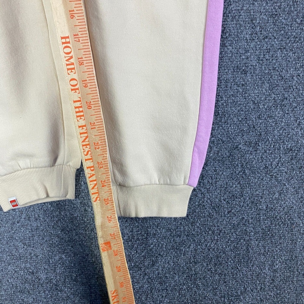 Lego Sweatpants Women's XS Beige Drawstring Elastic Waist Casual Cotton‎ Blend - Picture 6 of 10